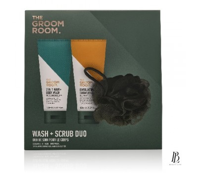 Groom Room Чоловічий набір Wash & Scrub Duo 300 мл