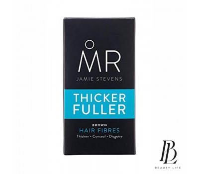 MR Jamie Stevens Thickening System Keratin Hair Fibres Кератинові волокна волосся, коричневий, 15г
