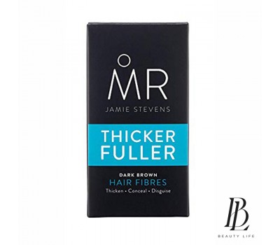 MR Jamie Stevens Thickening System Keratin Hair Fibres  Кератинові  волокна волосся, темно-коричневий, 15г