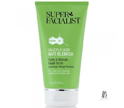 Super Facialist Скраб для обличчя Salicylic Acid AntiBlem Purify&Refresh 150 мл