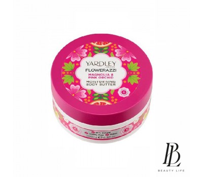 Yardley Крем-масло для тіла Flowerazzi Magnolia & Pink Orchid 200мл
