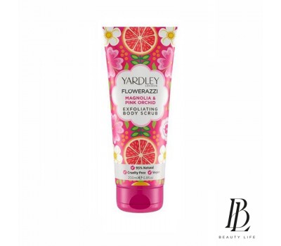 Yardley Скраб для тіла Flowerazzi Magnolia & Pink Orchid