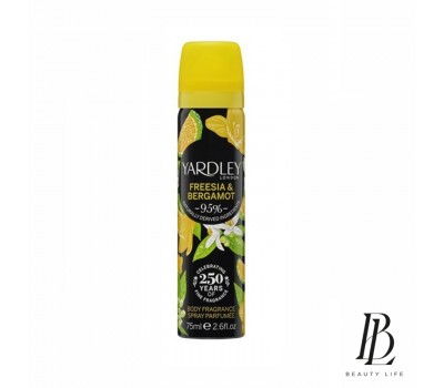 Yardley Дезодорант Freesia & Bergamot  75мл