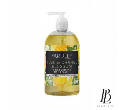 Yardley Рідке мило для рук Yuzu & Orange Blossom Moisturising 