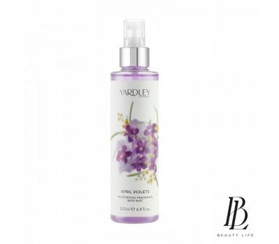 Yardley Спрей для тіла April Violets 200мл